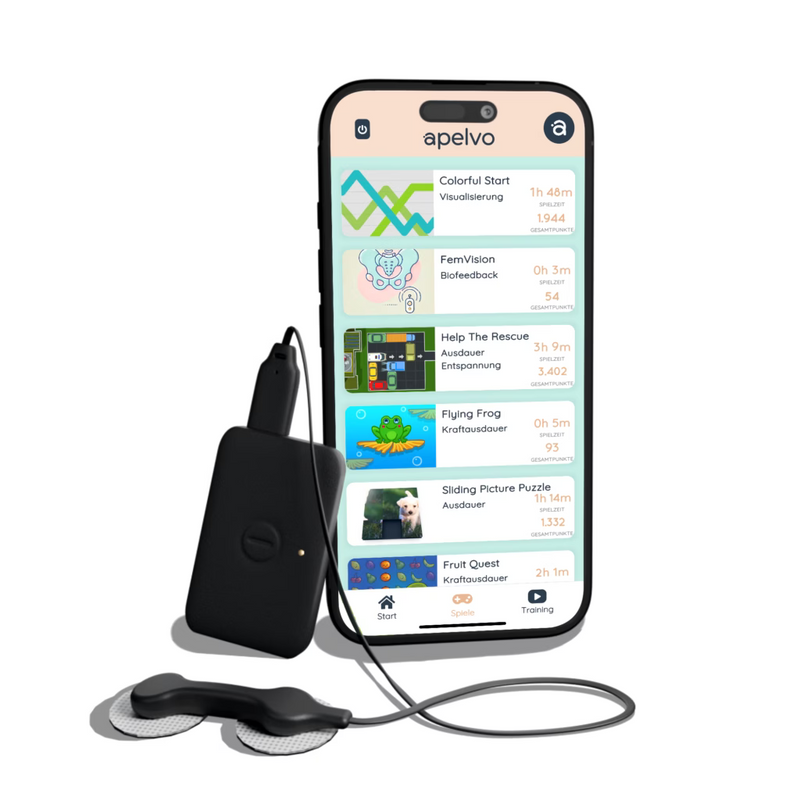 Apelvo Gerät mit App und Spiele