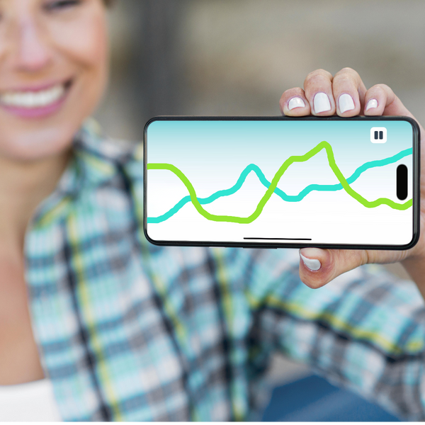 Biofeedback von Apelvo auf dem Handy