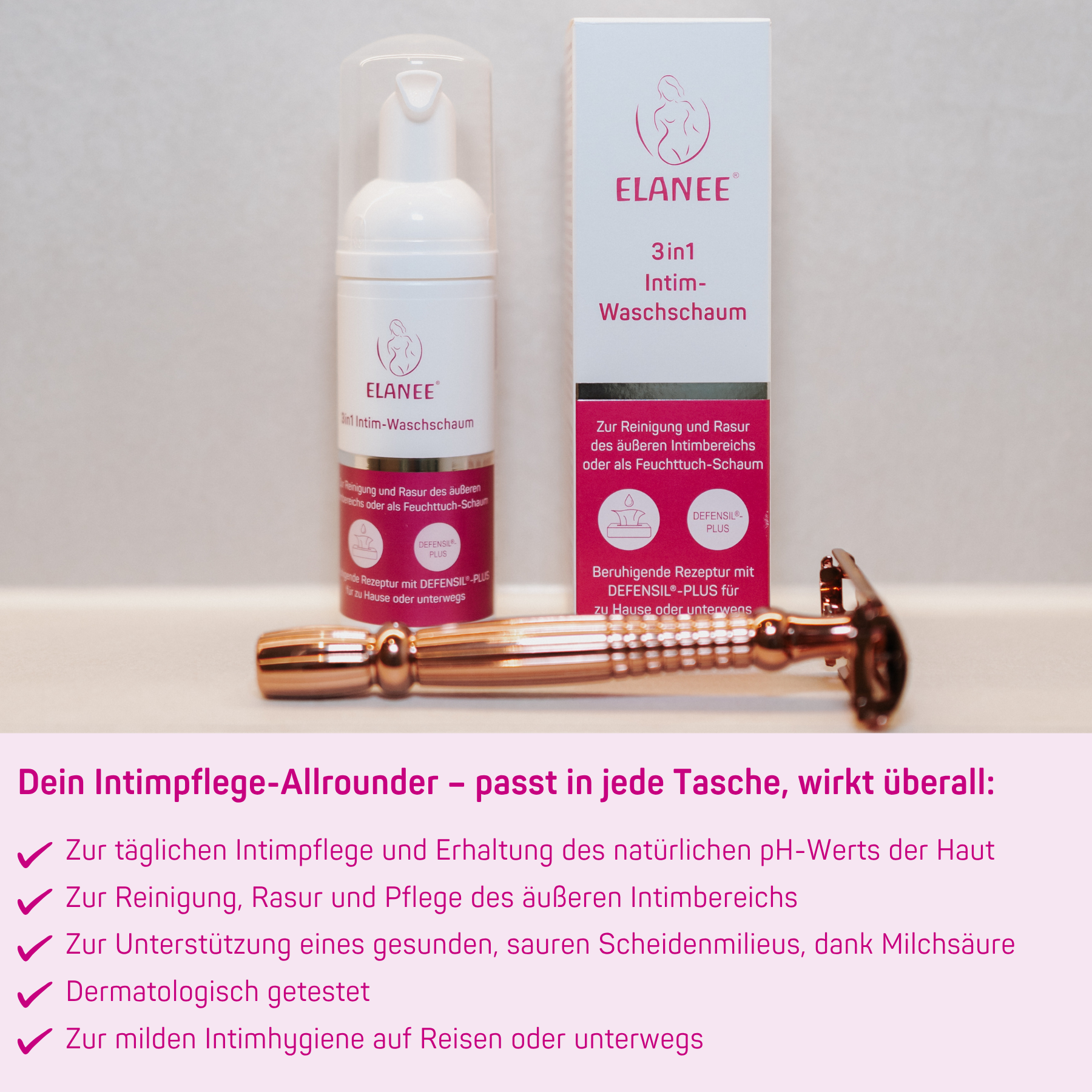 3in1 Intim-Waschschaum